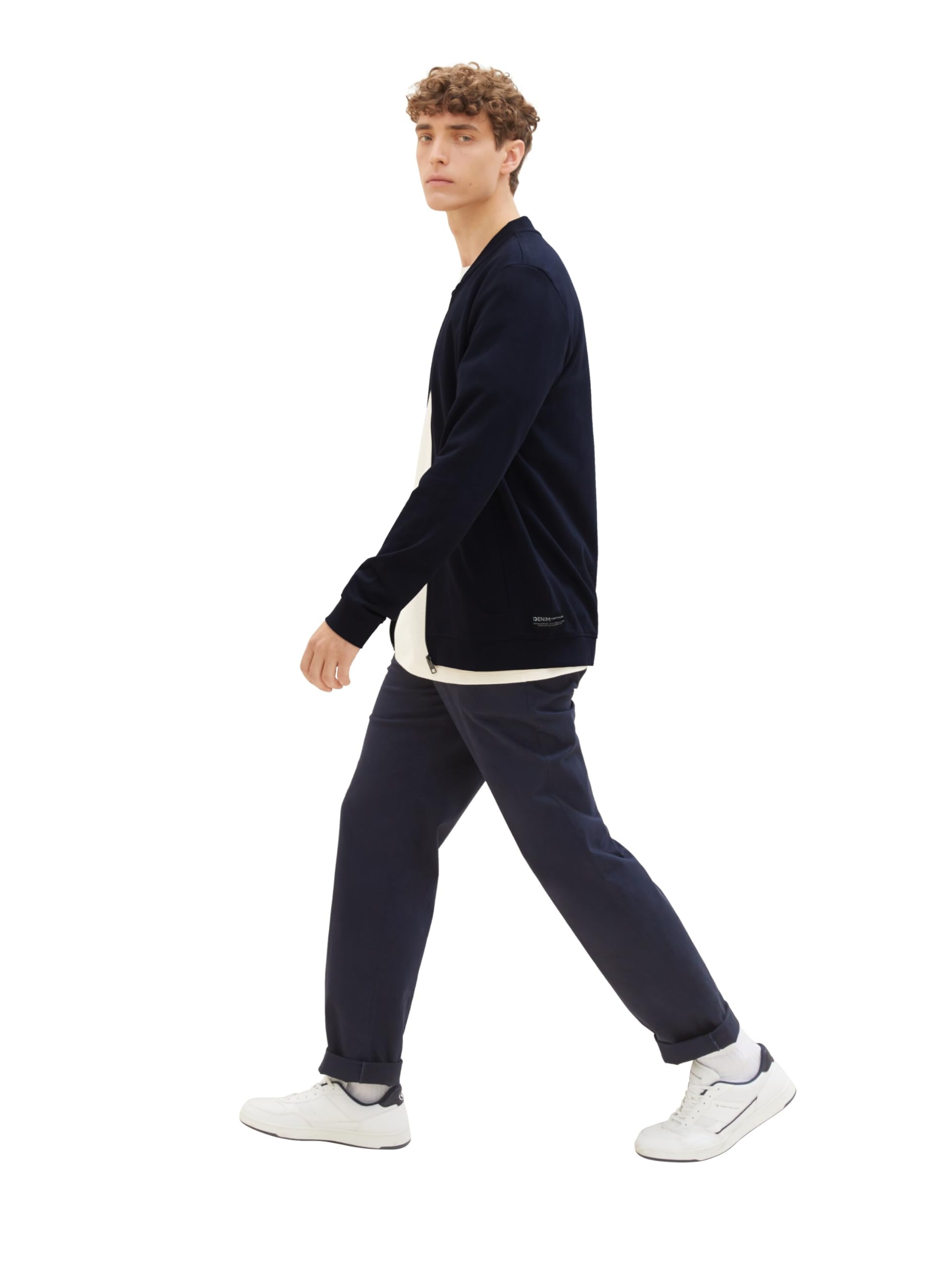 Tom Tailor Denim Herren Sweatshirt Bomberjacke