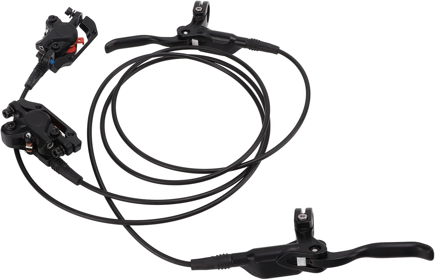 Bike Disc Brake Kit, Brake Caliper Set, Universal Front Rear Disc Brakes, Compatible with 29in Electric, Brake Lever Assembly, Cycling Braking System