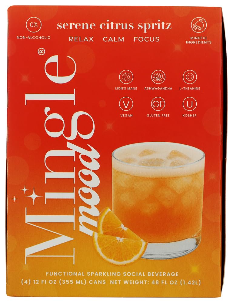 Non-Alcoholic Mood Serene Citrus Spritz 4pk Cans