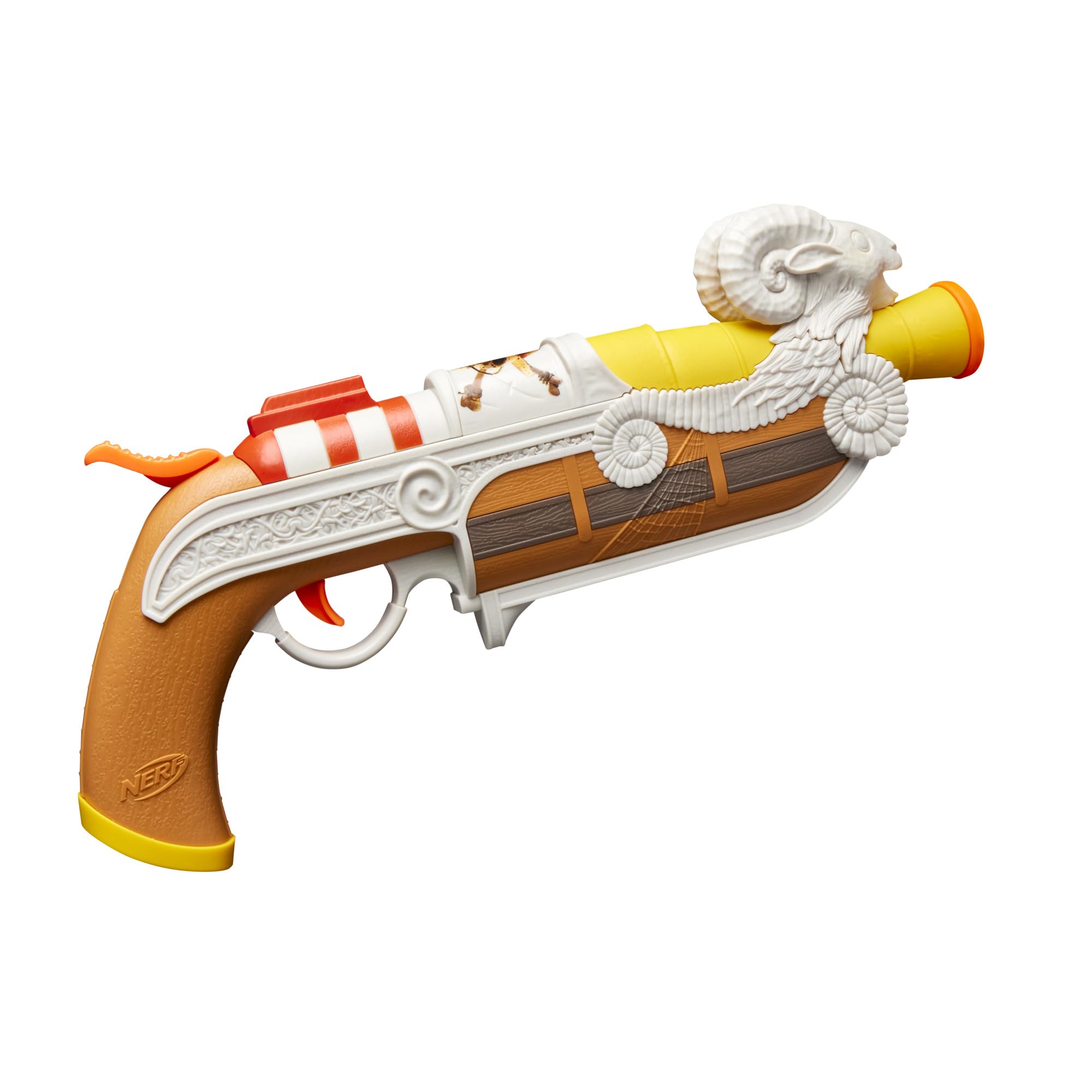 Nerf Netflix One Piece Going Merry Blaster, Clip On Holster, 8 Nerf Elite Darts, Inspired by the Netflix TV Series - Image 2