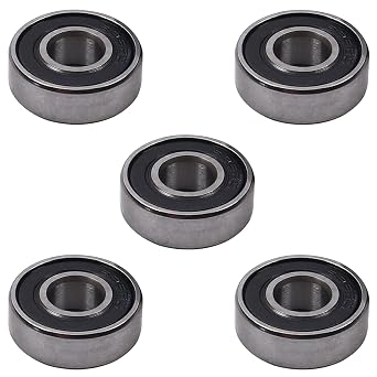 Othmro 696-2RS/RS Deep Groove Ball Bearings 6x15x5mm ABEC3 High Carbon Chromium Steel 5pcs