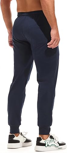 Miniatura 8 de AIMPACT Pantalones deportivos casuales para hombre teñido anudado con bolsillos