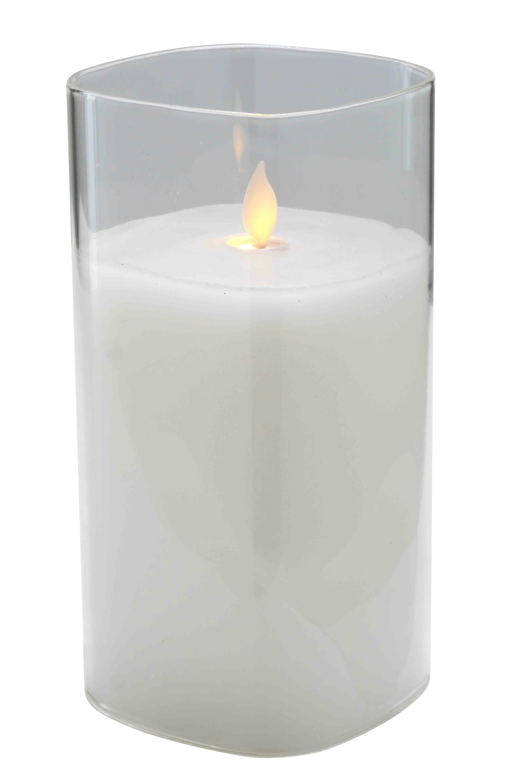 Bougie LED sans flamme blanche Klocke pour une décoration sécurisée