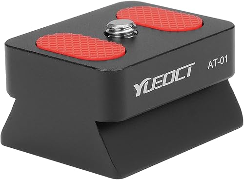 Cámara de vídeo DSLR adaptador de metal montaje con tornillo de montaje de 1/4 "para telescopio óptico, buscador, alcance, base de cola de milano,