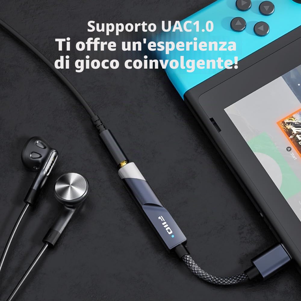FiiO KA11 USB-C DAC e Amp Dongle Nero