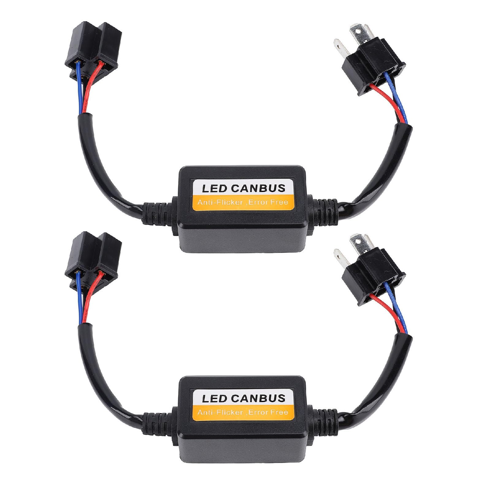 Décodeur H4 LED Canbus, Décodeur Anti-scintillant DC Résistant à l'eau 9-16V pour la Voiture