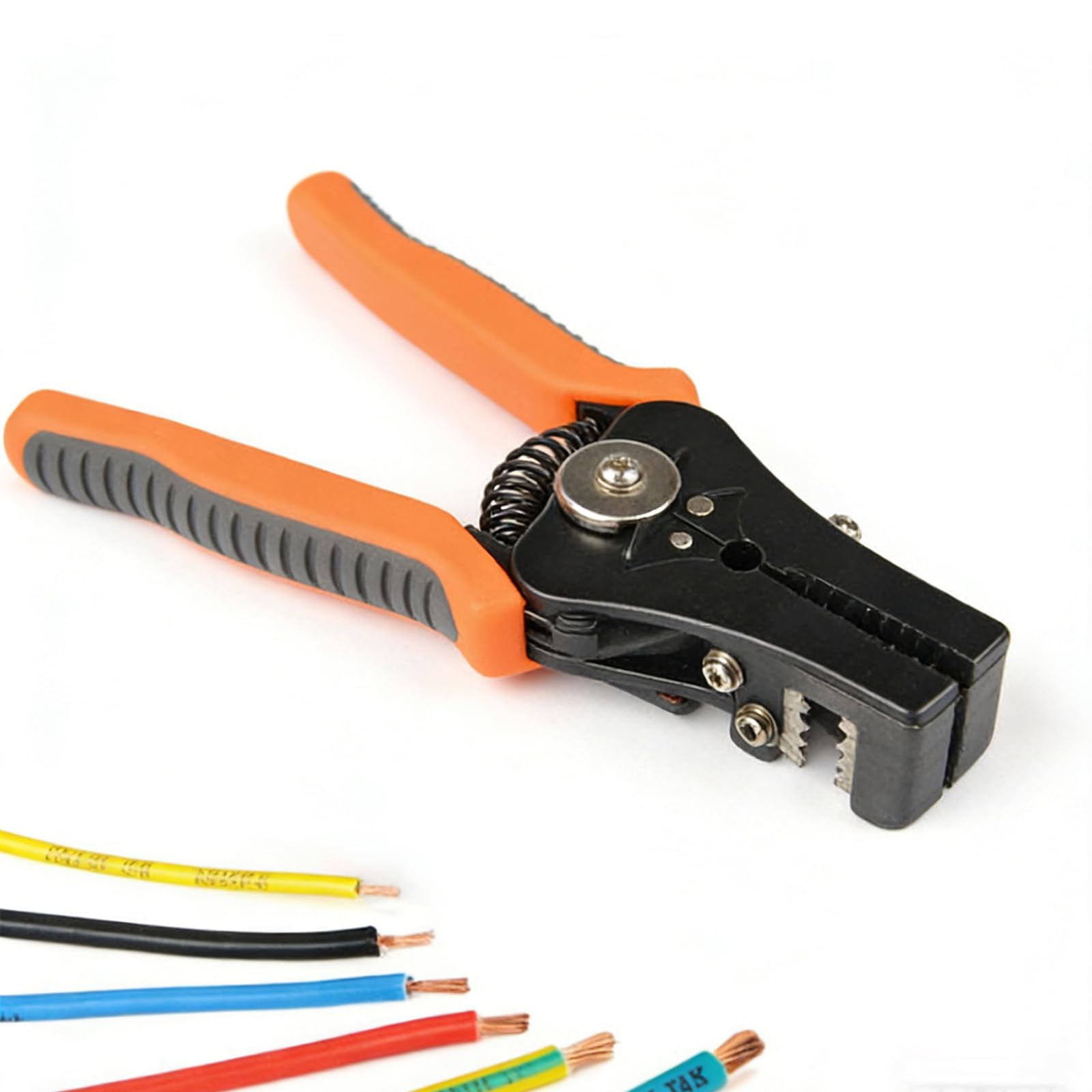 Pelacables y herramienta cortadora, pelado automático para cables de 22-8 AWG, longitud de 175 mm para trabajos eléctricos de precisión