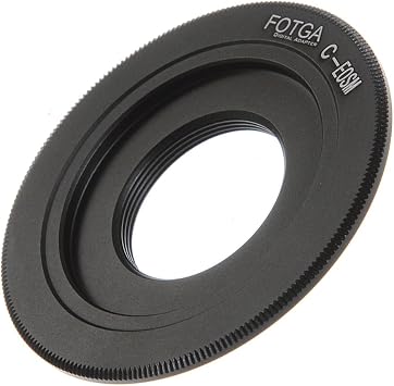 Fotga Lens Mount Adapter for C Mount Lens to for Canon EOS EF-M Mount M M2 M3 M5 M6 II M10 M50 M100 M200 Mirrorless Camera