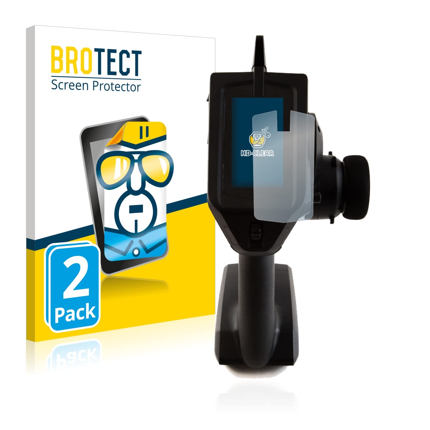 brotect 2-Pack Screen Protector Compatible with Spektrum DX5R - HD-Clear Protection Film