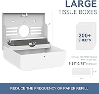 Vista 2 de Dispensador de toallas de papel para montaje en pared, adhesivo sin perforación, multipliegue, triple pliegue C, dispensador comercial de toallas
