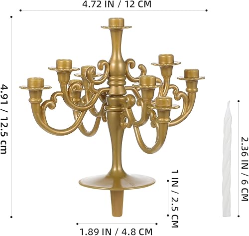 Miniatura 2 de Decoraciones creativas para tartas, 2 piezas, adornos de candelabros, decoración de cupcakes de boda, suministros de fiesta de cumpleaños