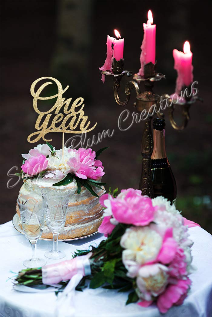 Sugar Plum CreationsOne Year Cake topper