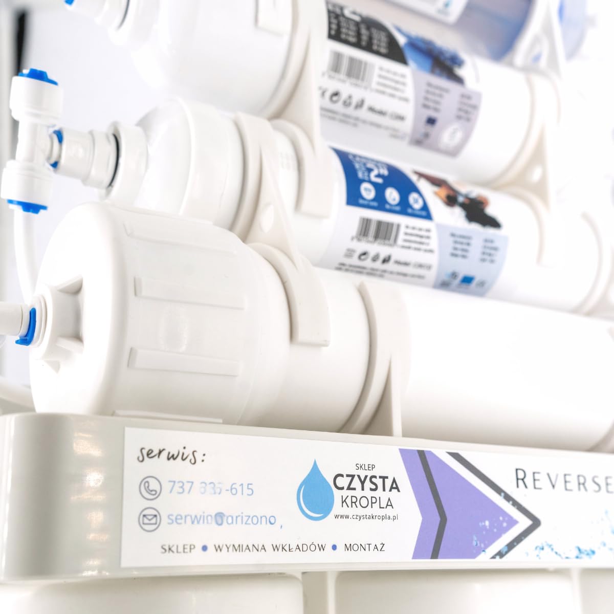 Czysta Kropla Sistema de Ósmosis Inversa de 7 Etapas Filtro de Agua Bajo Fregadero con Mineralizador Ionizador y Tanque de 12 Litros RO7