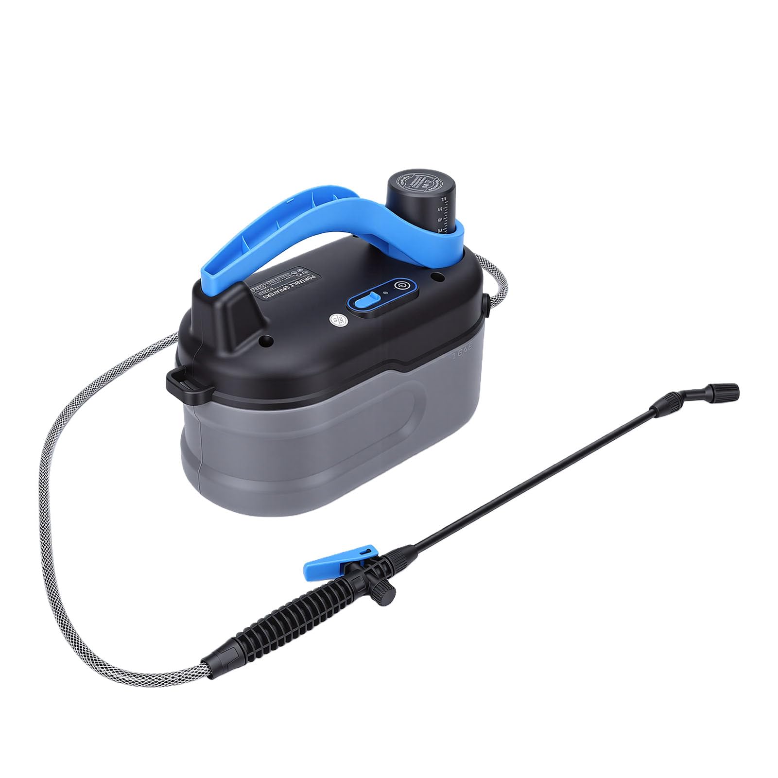 VBESTLIFE Elektrisches Gartensprühgerät, Batteriebetriebenes 1800-mAh-Sprühgerät mit Verstellbarem Teleskopstab und Düse für die Garten- und Pflanzenpflege (4L)