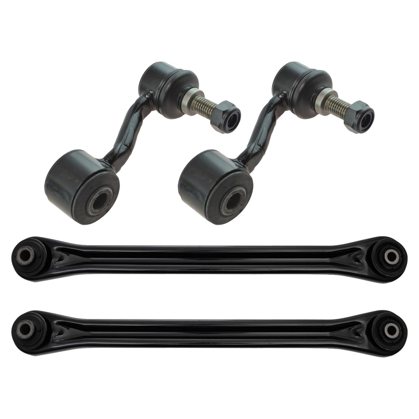 TRQ Rear Suspension Kit Sway Bar Stabilizer Link Track Bar Compatible with 2007-2009 Chrysler Aspen 2004-2009 Dodge Durango