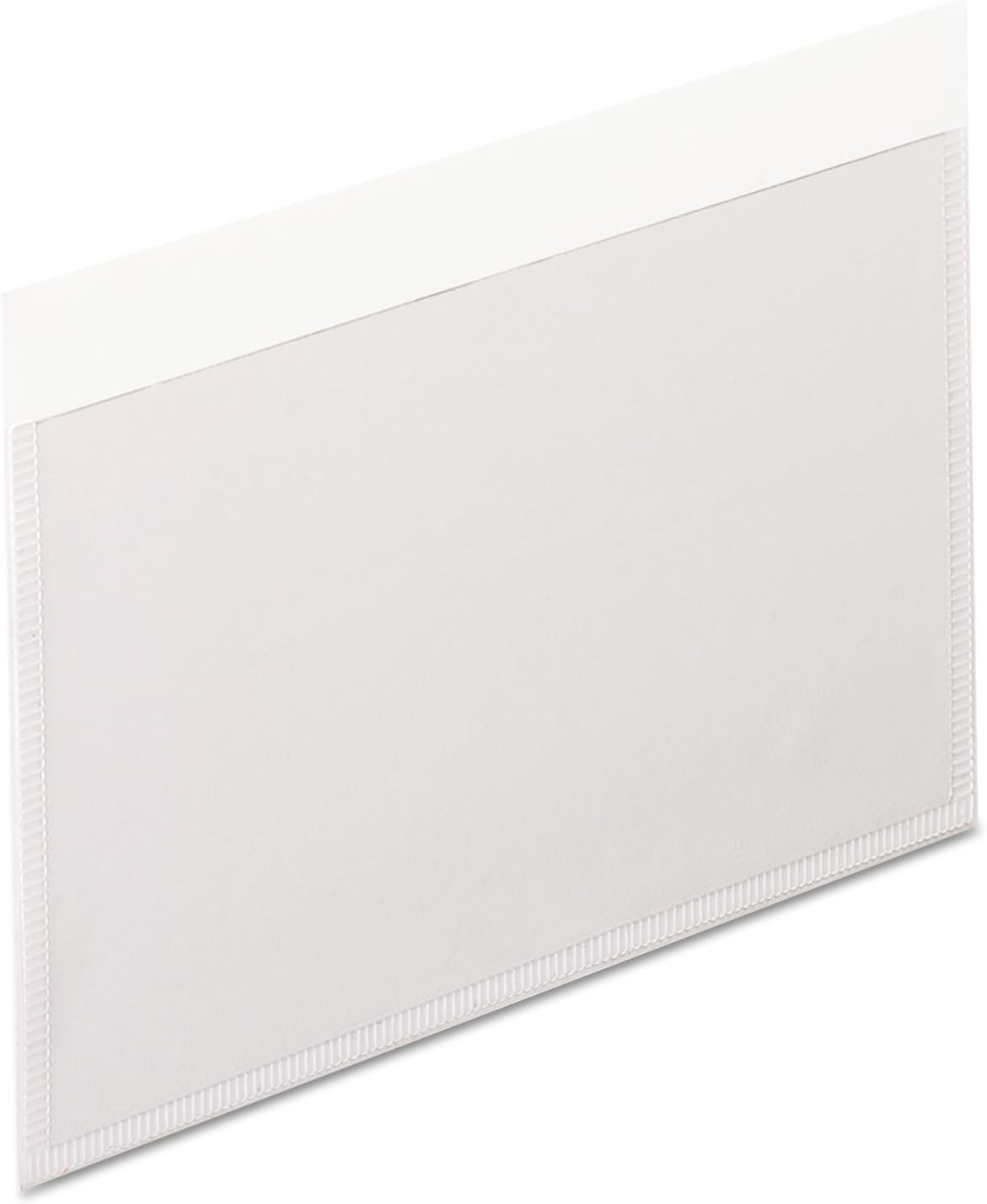 Pendaflex 99375 Self-Adhesive Pockets, 3 x 5, Clear Front/White Backing, 100/Box