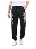 Men's Graphic Drawstring Jogger Track Pants Loose Athletic Sports Sweatpants Streetwear