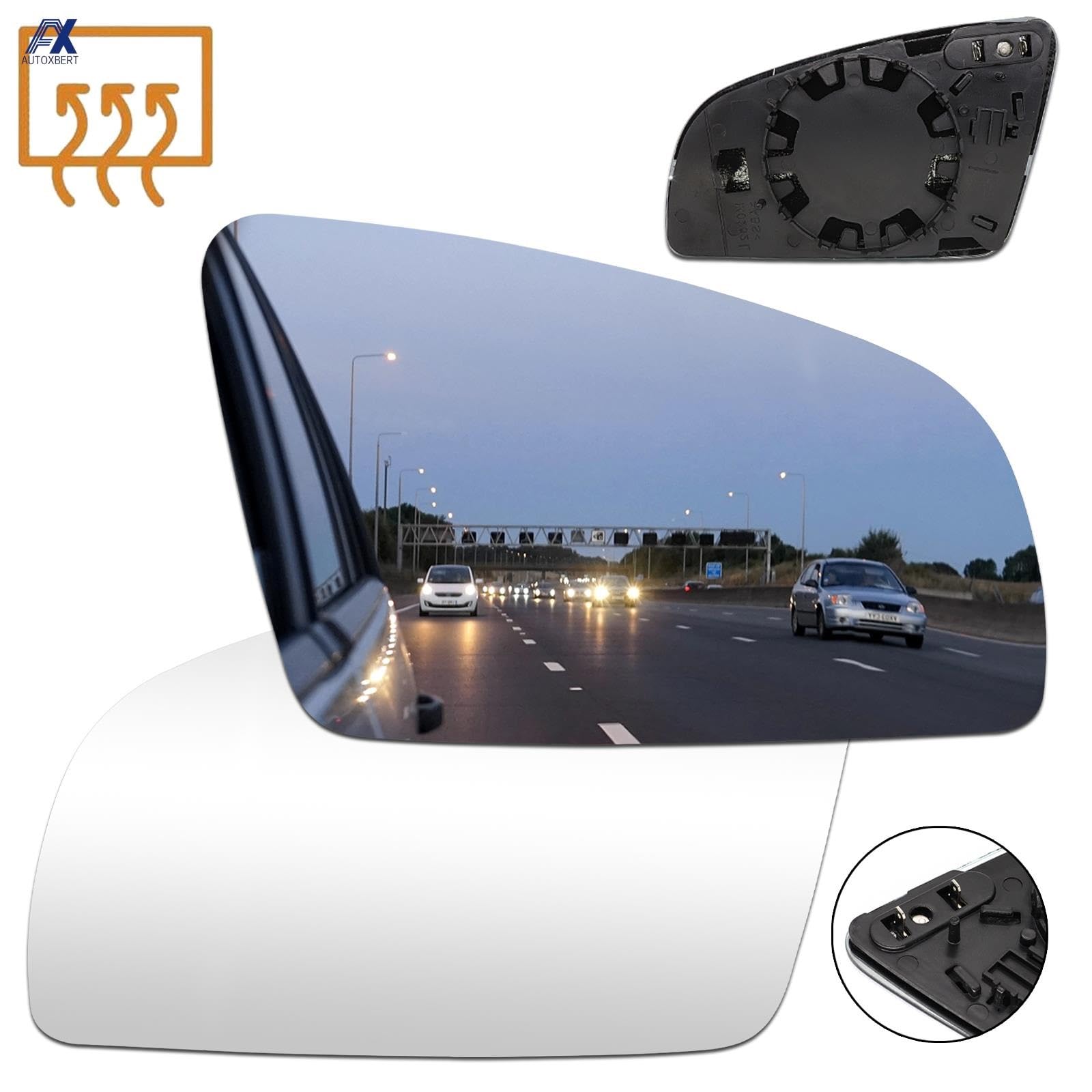 Wing Mirror Replacement Glass For Audi A3 S3 2004-2008 For A4 S4 2001-2008 For - View #6