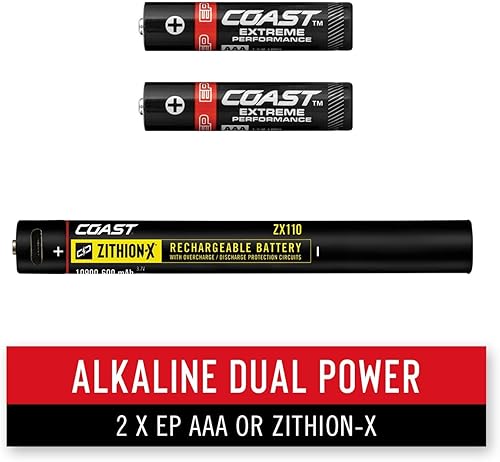 Miniatura 7 de Coast® G23 120 Lumen Alcalino Dual Power Magnético LED Penlight con C.O.B. Área Luz