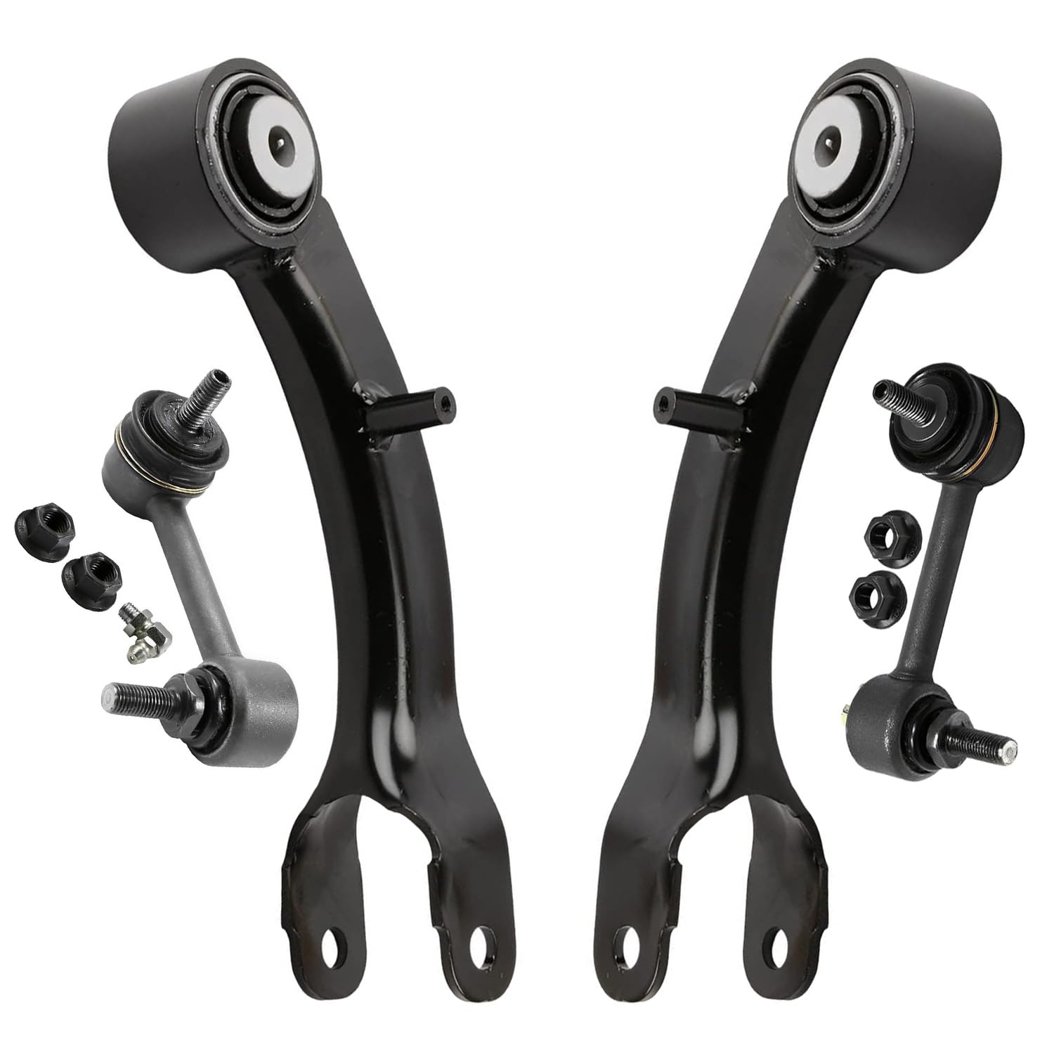 Detroit Axle - Rear 4pc Control Arms Kit for 2015-2017 Chrysler 200