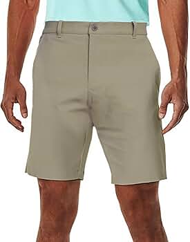 Youper Men's Tech Golf Shorts with Hidden Elastic Waistband