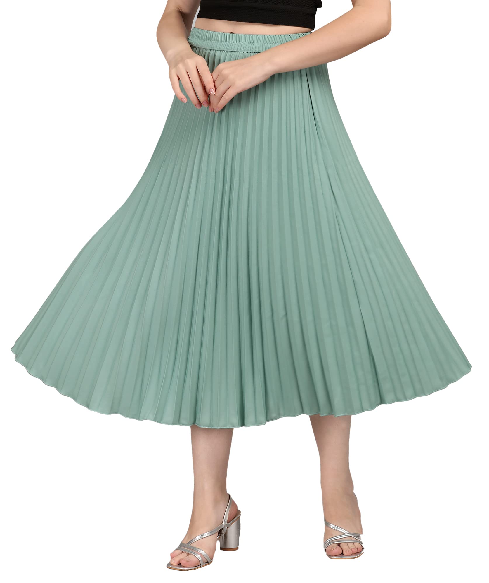 ZWERLON Women's Midi Skirt