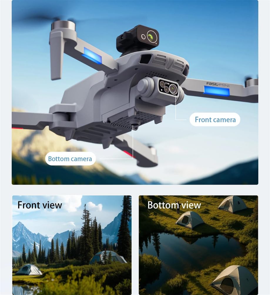 Triple battery,dron f8 max gps z profesjonalną kamerą hd, 5g wifi, fpv, unikający przeszkód, z dużym ekranem, zdalnie sterowany quadrocopter