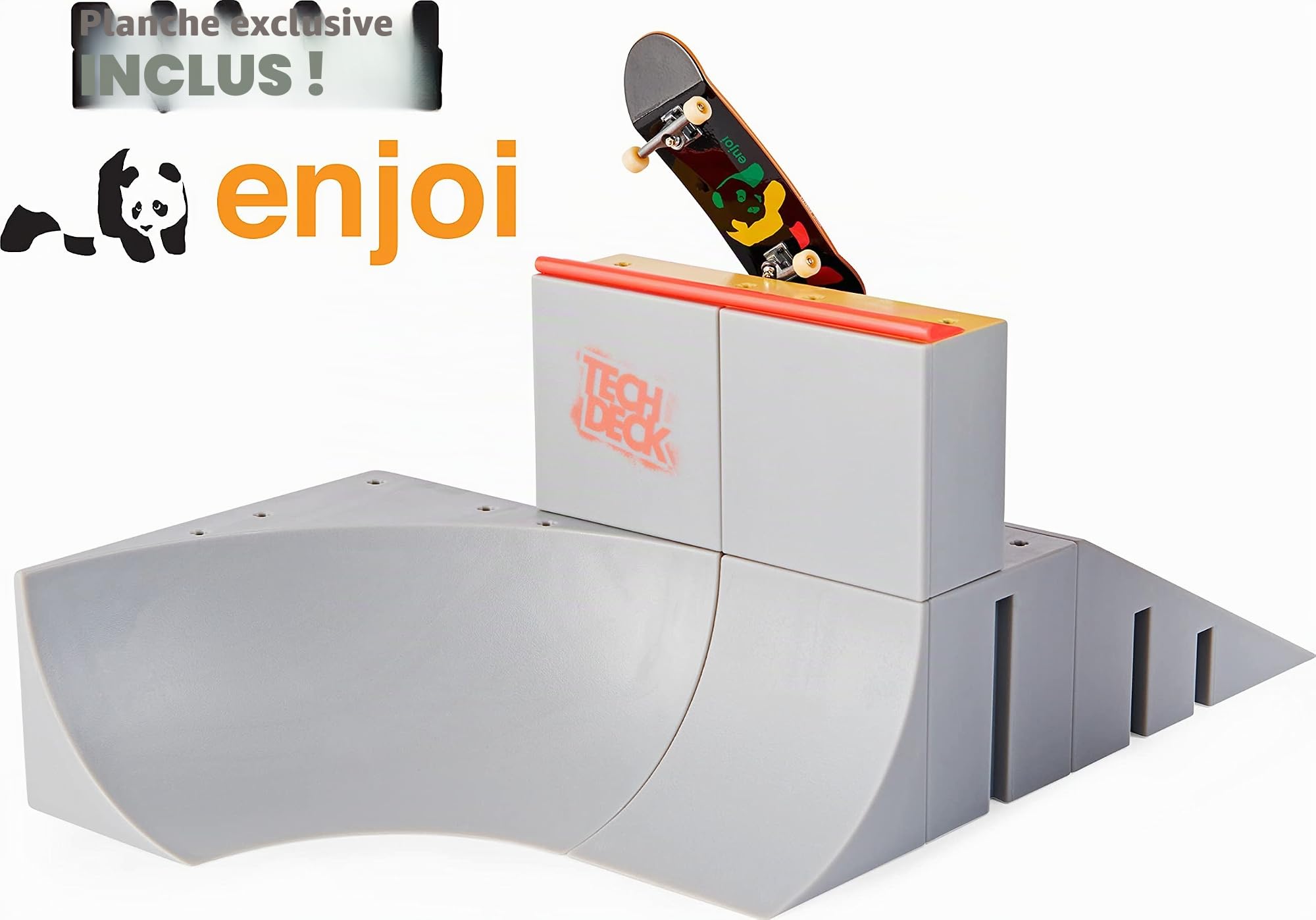 Tech Deck, Bowl Builder X-Connect Park Creator, Customizable and Buildable Ramp Set with Exclusive Fingerboard, Kids Toy for Ages 6 and up