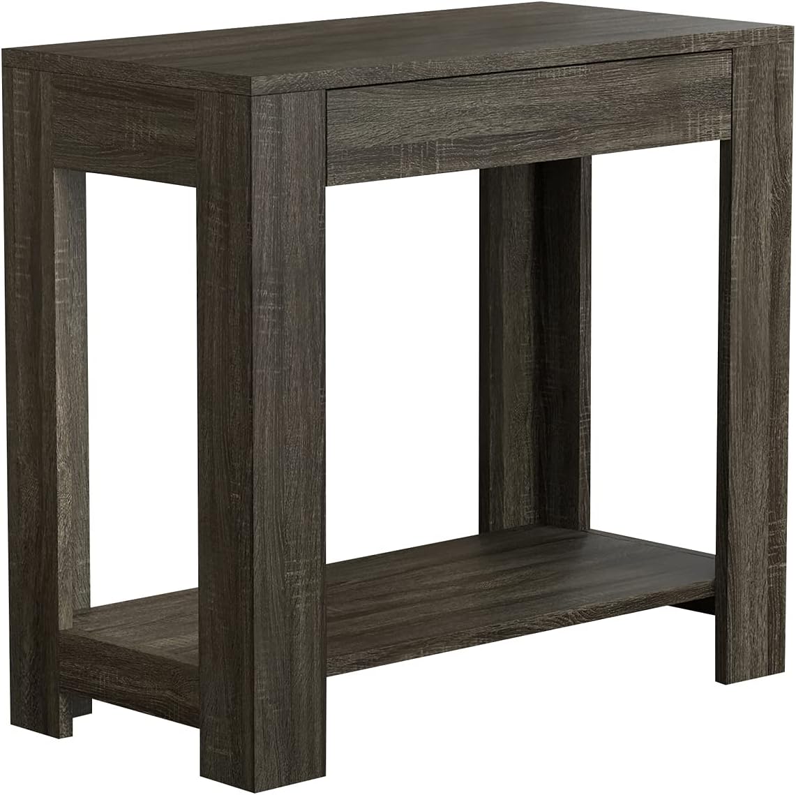 Safdie & Co. - Gray Night Stands for Bedrooms, Engineered Wood Small Tables for Small Spaces, Use As Side Table, Accent End Table, or Bedside Tables, 12 x 22 x 24 Inches