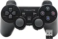 Controle Sem Fio Para Pc Com JoyStick Gamer Analogico USB 2.4G