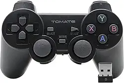 Controle Sem Fio Para Pc Com JoyStick Gamer Analogico USB 2.4G