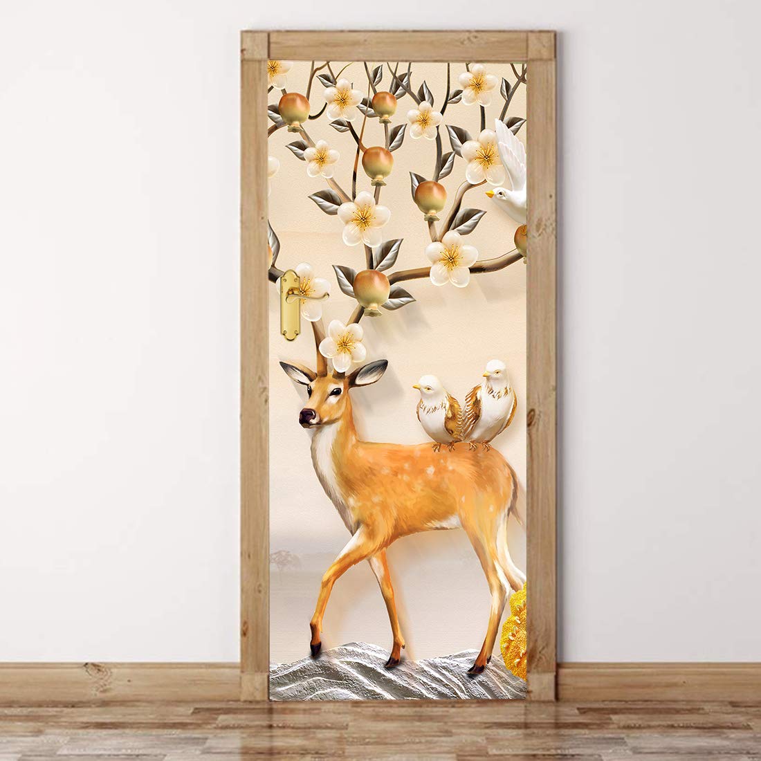 DECOR PRODUCTION Self Adhesive Wallpaper Wall Sticker for Door(pt6, 76cm x 200 cm) (B092QYH8NH) Amazon Price History, Amazon Price Tracker