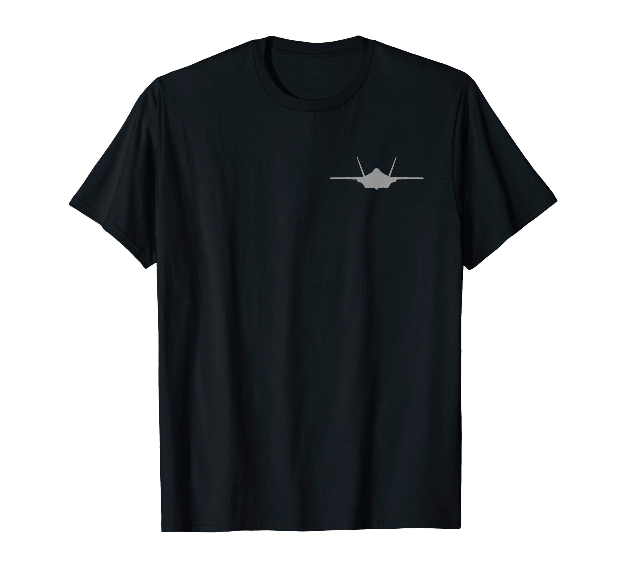 F-35 A JSF Lightning II Aircraft Silhouette and Tri View T-Shirt
