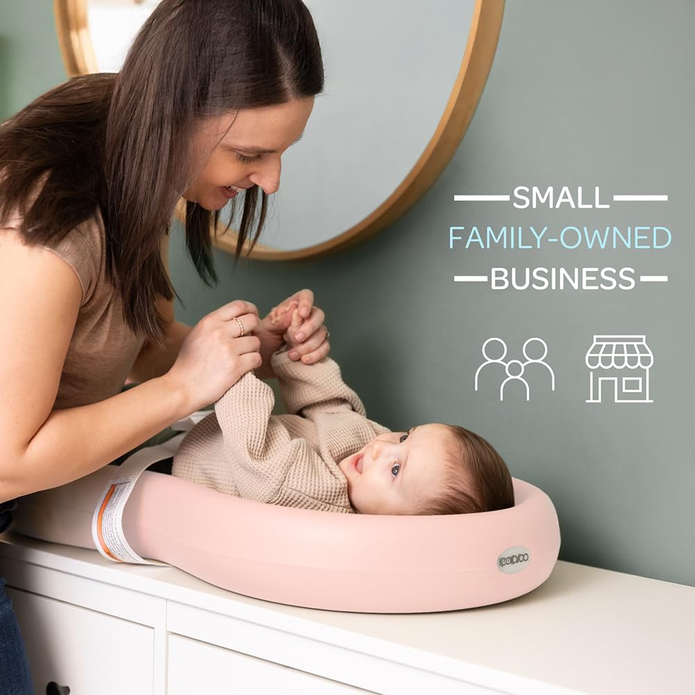 Amazon.com : Keekaroo Peanut Changer Baby Pink– The Original Made