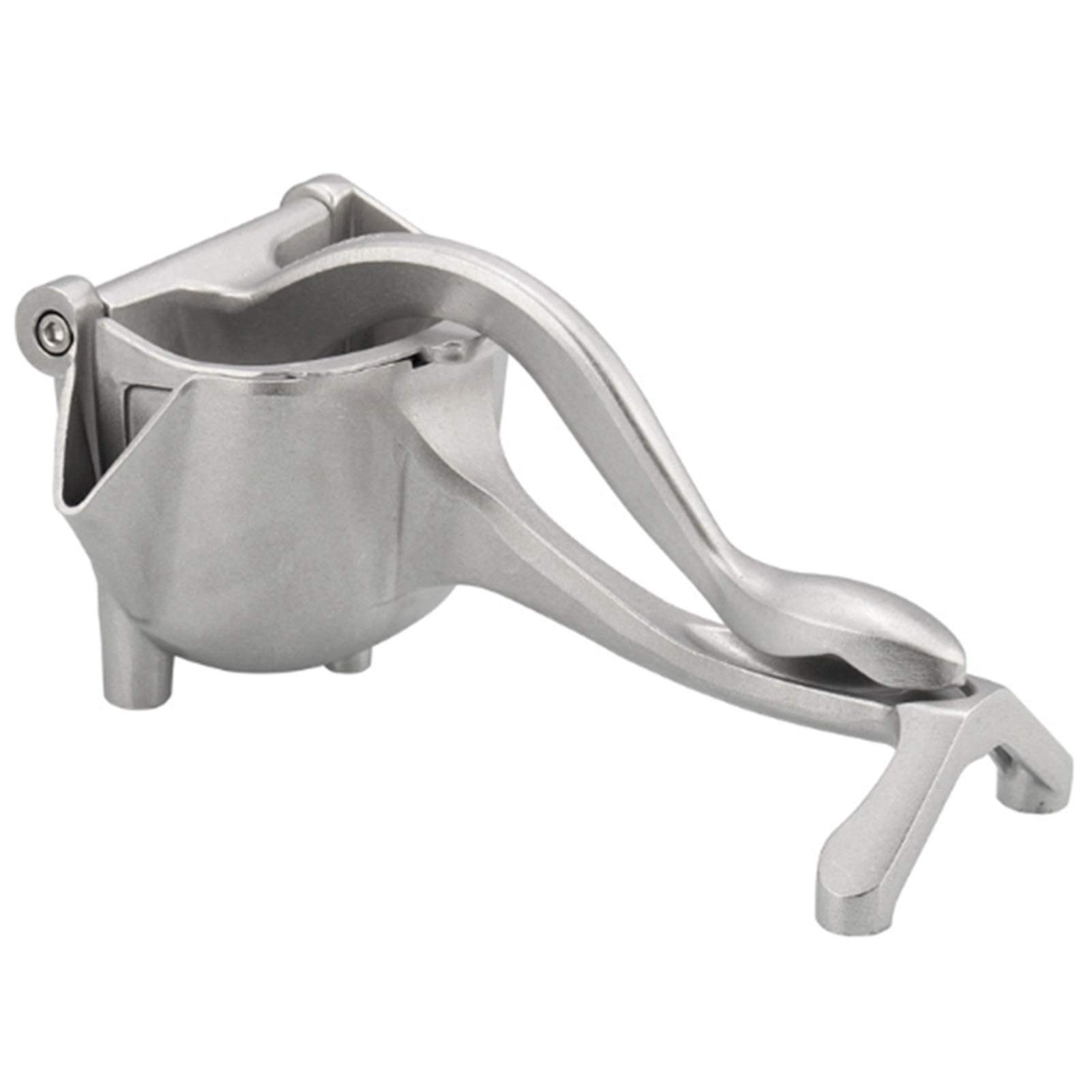 Silber Metall Manuelles Juicer Obst Squeezer Saft Squeezer Zitrone Orange Juicer Presse Haushalt Multifunktionale Juicer (Color : Silver)