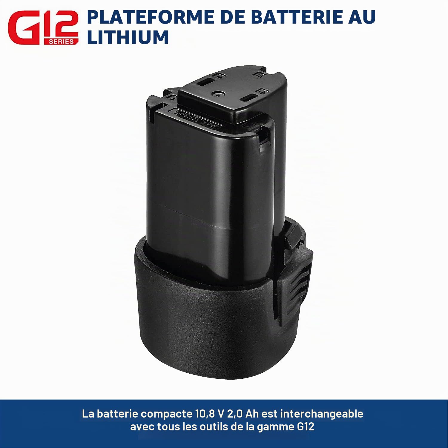 ACDelco ARW1207P G12 Series Clé à cliquet Sans Fil 1/4" 10,8V Li-ion Kit D'outils électriques Avec Batterie et Chargeur (Couple de Fixation 40 N.M)