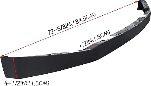 Miniatura 2 de ECOTRIC Panel de cenefa de parachoques delantero inferior compatible con 2017 2018 2019 F250 F350 F450 F550 2WD Ford Super Duty HC3Z-17626-AD,