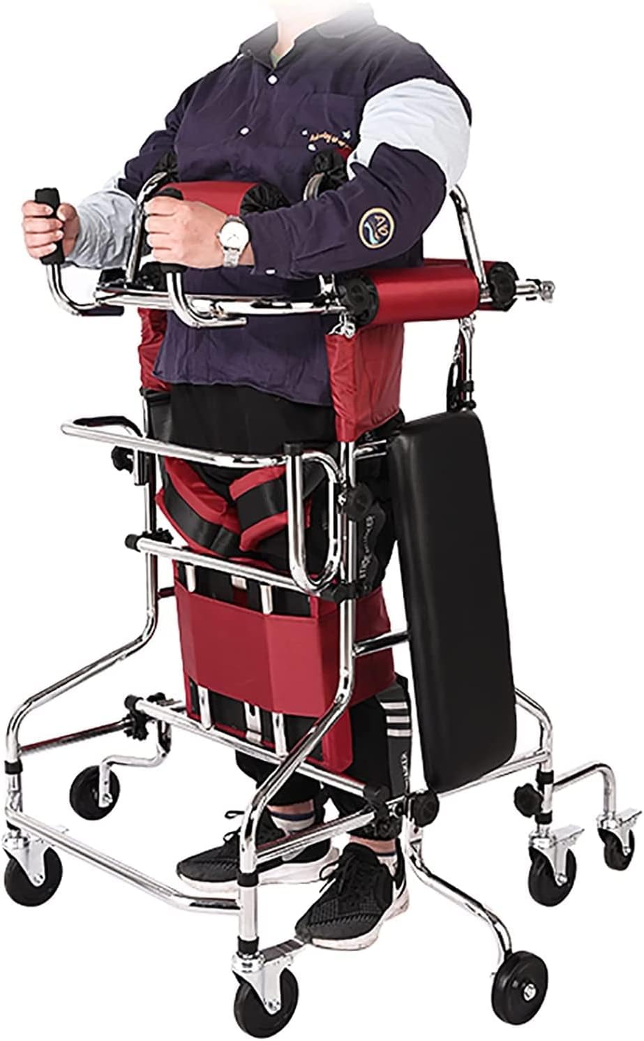 Walkers for Seniors Upright Walker with Seat and 8