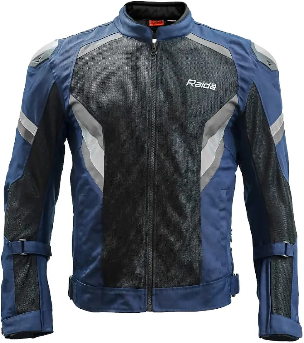 Raida Frigate Motorcycle Jacket CE Level 2 Armors Titanium Shoulder