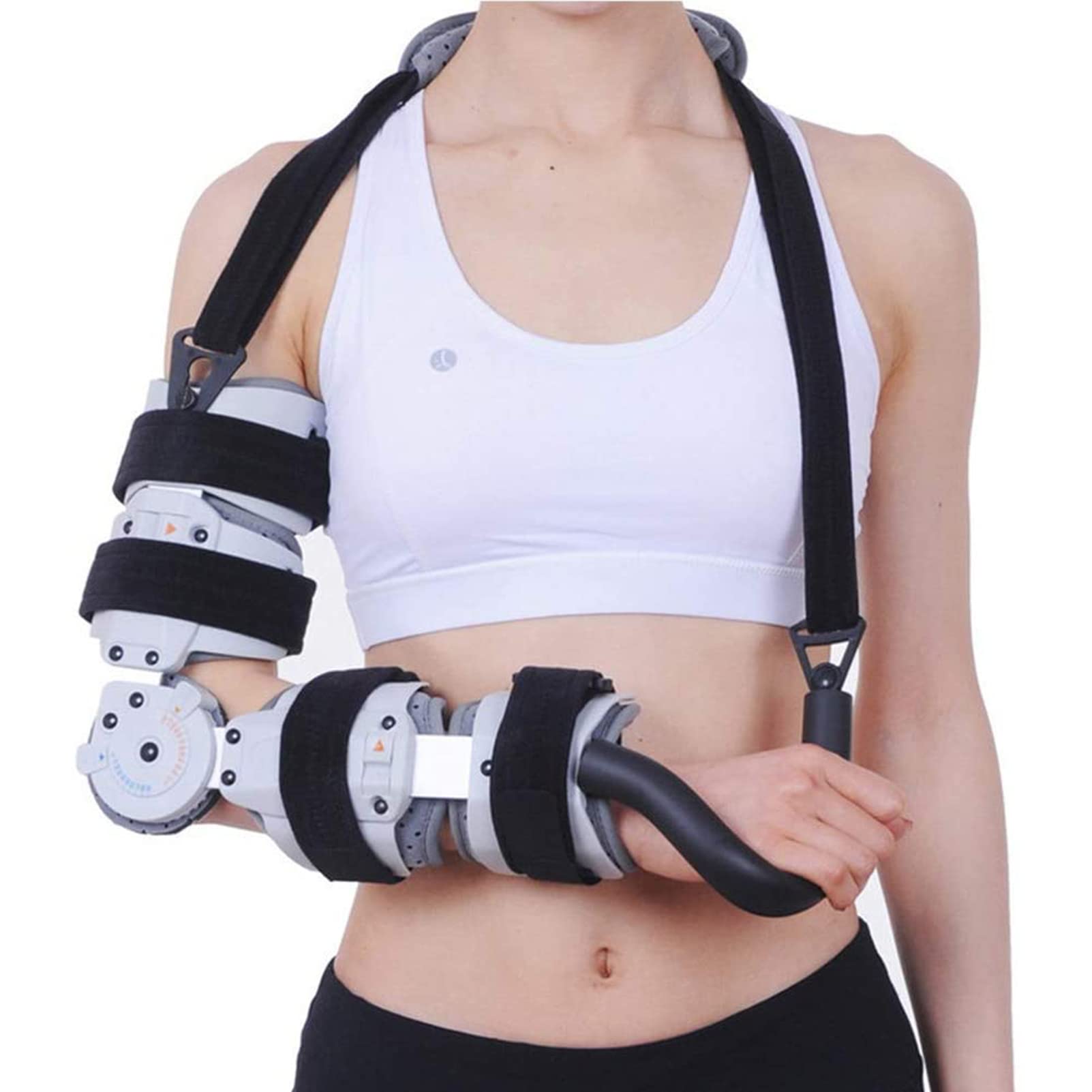 Buy Arm Sling, Hinged ROM Elbow Brace Immobilizer Stabilizer, Upper