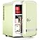 Antarctic Star 4L/6 Cans Compact Refrigerator,Portable Mini Fridge Skin Care,Cooler and Warmer for Bedroom,Car,Office & 