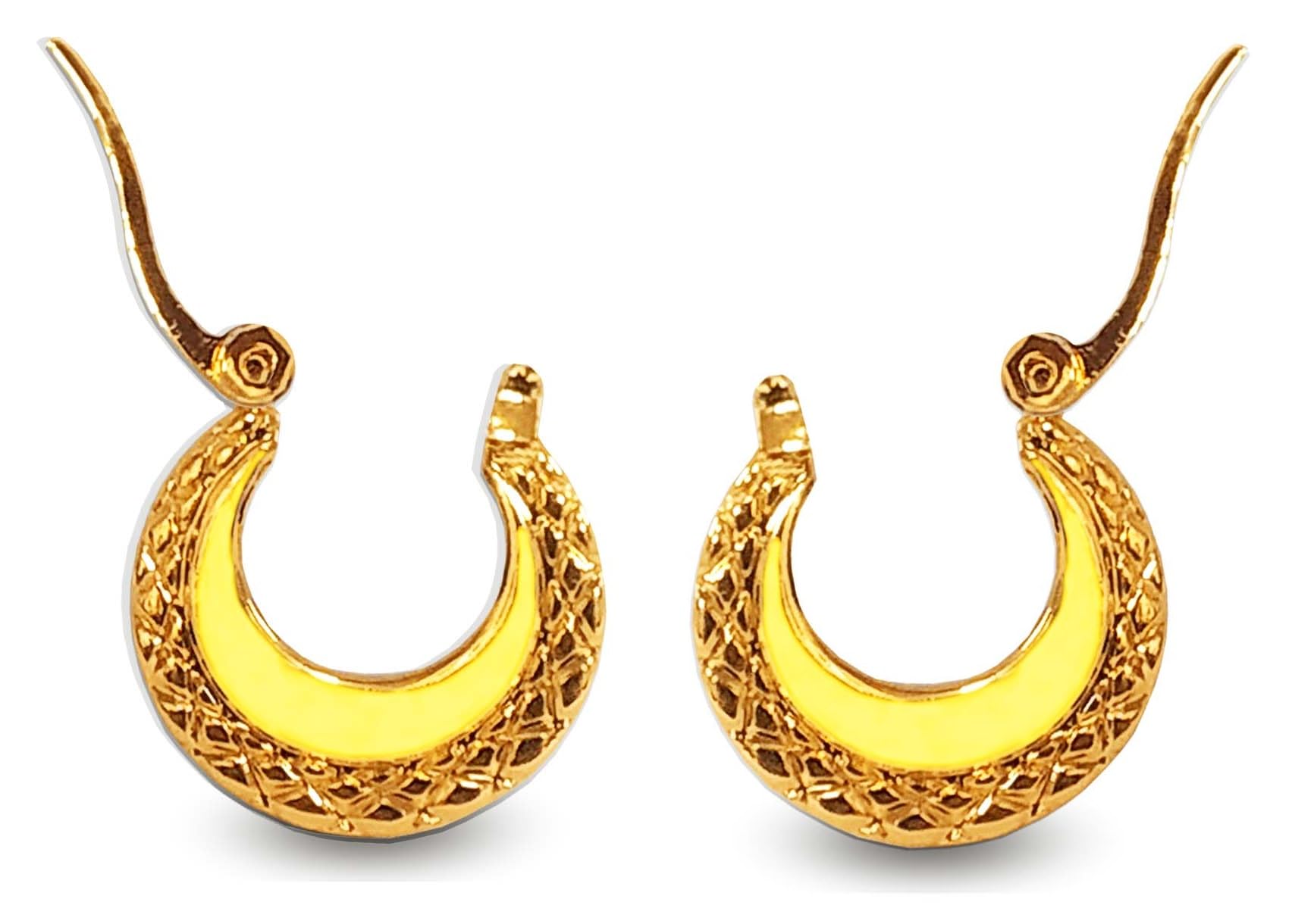 JAE0078-01 Round Shaped Clip On Metal Punk Barbell Press Screw Pierced Nattiyan Earring Linning Hip Hop Design Stud Chand Bali/Hoop For Men's & Boy's-image-6