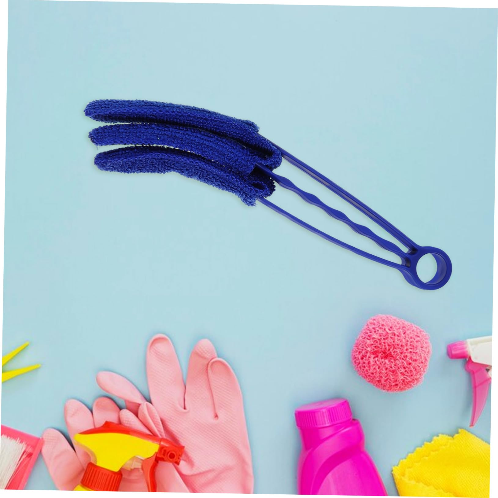 Hohopeti 3 Set Di Spazzole Per La Pulizia Manico Per Spolverare Delicatamente La Casa Prodotto Portatile Per Tende Da Pulitore Per Lavapavimenti Mini Piccola Spazzola Per