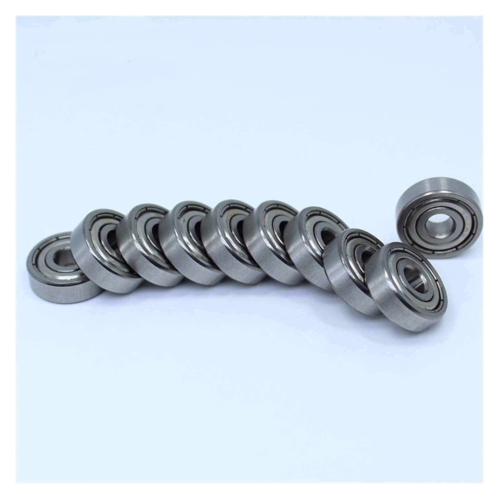 ZBJGBUIA S628ZZ Miniature Deep Groove Ball Bearing ABEC-1 440C Roller Stainless Steel S628Z S628 Z ZZ Bearings 8 * 24 mm