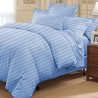 Vista 1 de Lujosa funda de edredón suave de 800 hilos, 100% algodón egipcio, tamaño Queen de gran tamaño (98 x 98 pulgadas), 1 funda de edredón con cierre