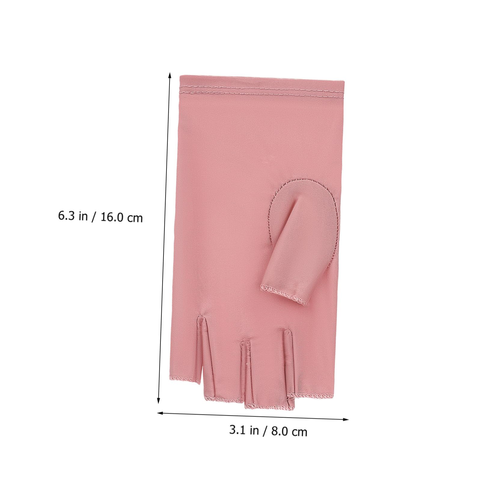Healeved 6pares Guantes De Manicura Uv Para Protección De Manos De Guantes Antirrayos y Antivioletas Para Gel Nail Art Uso Ciclismo y Manejo