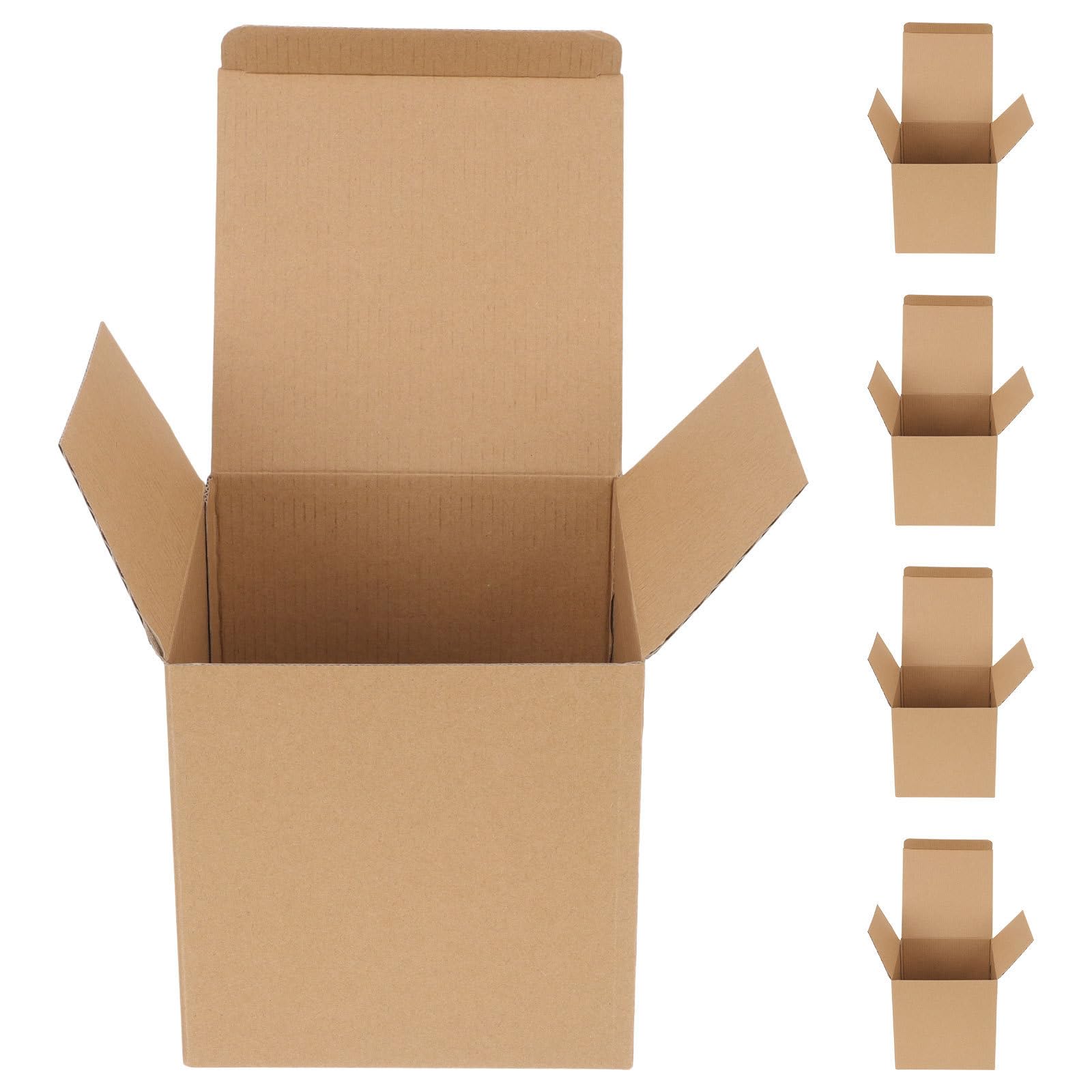 Cajas de cartón kraft para embalaje de productos contenedores de envío estables de 6 unidades