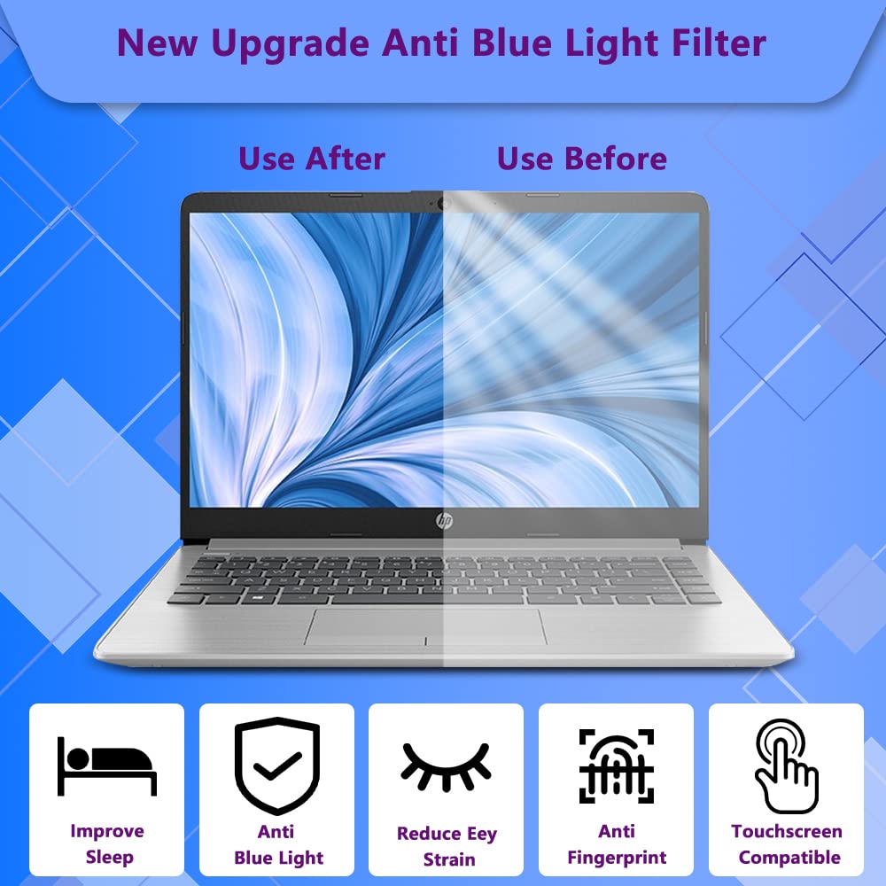 HaruYo Rimovibile Filtro Anti Luce Blu Premium Schermo per 13.3 Pollici, Blocca UV Allevia L'affaticamento degli Occhi, Pet Antiriflesso E AntiGraffio Pellicola Protettiva per Laptop 13.3” (16 : 9)