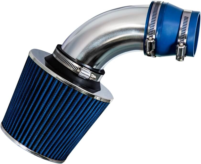 Kit de admisión de aire Rtunes Racing Short Ram Combo de filtro azul compatible para 09-11 Chevy Aveo Aveo5 16L L4
