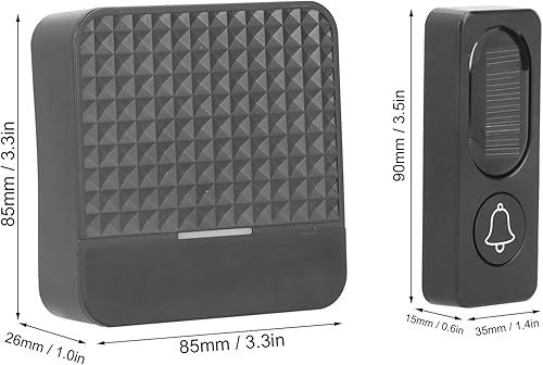 Miniatura 3 de Timbre solar inteligente, 52 opciones de música para hogares, edificios de oficinas, hoteles